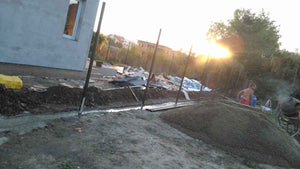 Constructie garduri exterioare si placare beton curte proiect casa 191 mp thumbnail