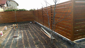 Constructie garduri exterioare si placare beton curte proiect casa 191 mp thumbnail