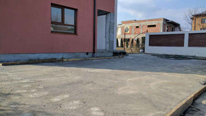 Constructie garduri exterioare si placare beton curte proiect casa 191 mp thumbnail