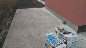 Constructie garduri exterioare si placare beton curte proiect casa 191 mp thumbnail