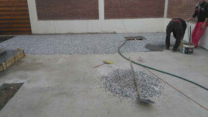 Constructie garduri exterioare si placare beton curte proiect casa 191 mp thumbnail