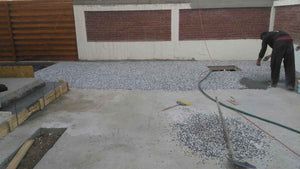 Constructie garduri exterioare si placare beton curte proiect casa 191 mp thumbnail