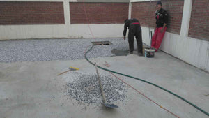 Constructie garduri exterioare si placare beton curte proiect casa 191 mp thumbnail