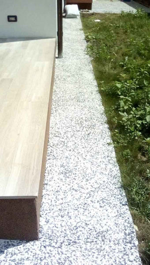 Constructie garduri exterioare si placare beton curte proiect casa 191 mp thumbnail