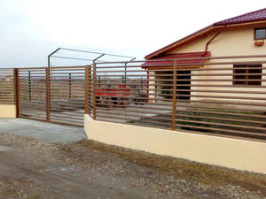 Constructie gard metalic GA06 in santier thumbnail