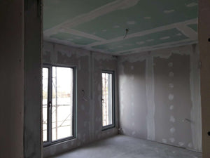 Aplicare glet finisaj pereti interiori constructie casa 190 mp thumbnail