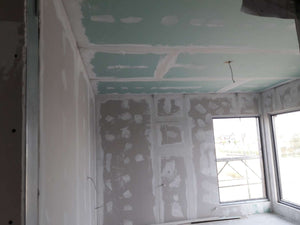 Aplicare glet finisaj pereti interiori constructie casa 190 mp thumbnail