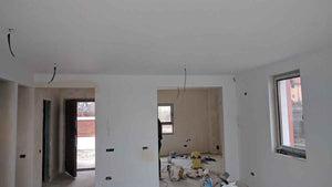 Aplicare glet interior si amorsarea peretilor pentru vinarom casa metalica 191 mp thumbnail