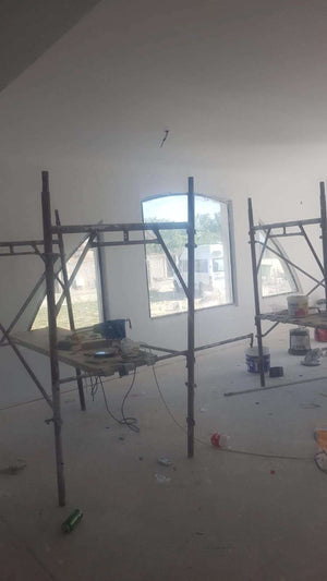 Gletuire pereti interiori si tavane strat amorsa si vinarom casa Saftica thumbnail