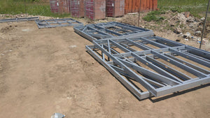 Hidroizolatia fundatiei si pregatire montaj structura metalica thumbnail