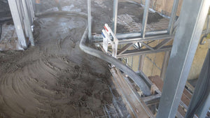 Incalzire in pardoseala si turnarea sapelor de egalizare, proiect casa 190 mp thumbnail