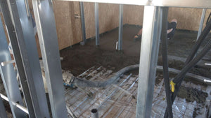 Incalzire in pardoseala si turnarea sapelor de egalizare, proiect casa 190 mp thumbnail