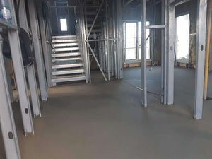 Incalzire in pardoseala si turnarea sapelor de egalizare, proiect casa 190 mp thumbnail