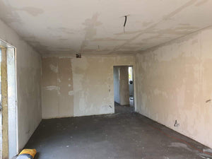 Inchideri interioare pereti interiori la alb cu gips carton si vopsea lavabila finisaje thumbnail