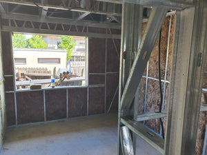 Izolatie peretilor exteriori si pereti compartimentare casa structura metalica thumbnail