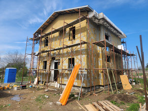 Lucrari de termoizolatie exterioara cu vata bazaltica pe casa cu etaj in Bucuresti thumbnail