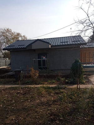 Masa de spaclu si montaj acoperis casa metalica parter 84 mp thumbnail