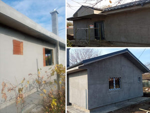 Masa de spaclu si montaj acoperis casa metalica parter 84 mp thumbnail