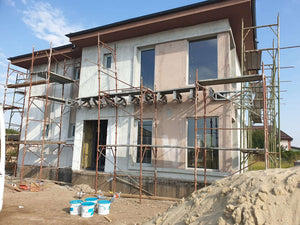 Masa de spaclu si tencuiala decorativa pentru proiect casa 190 mp thumbnail