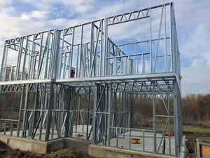 Model de casa 155mp montaj structura metalica etaj thumbnail