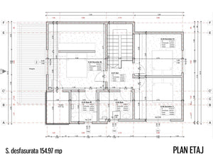 Model de casa 155mp montaj structura metalica etaj thumbnail