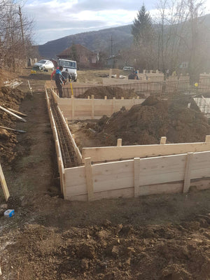 Montaj armatura si cofraj grinzi fundatie pentru pensiune agroturistica thumbnail