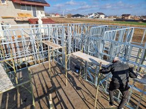 Montaj casa pe structura metalica cu etaj 134 mp in provincie thumbnail