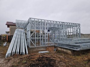 Montaj casa pe structura metalica cu etaj 134 mp in provincie thumbnail