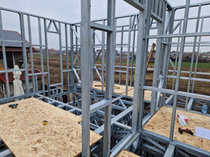 Montaj casa pe structura metalica cu etaj 134 mp in provincie thumbnail