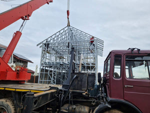 Montaj casa pe structura metalica cu etaj 134 mp in provincie thumbnail