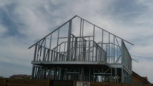 Montaj 2 case pe structura metalica in Magurele 280mp thumbnail