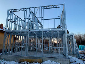 Montaj etaj casa cu schelet metalic de 162 mp in Snagov thumbnail