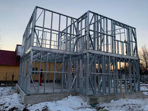 Montaj etaj casa cu schelet metalic de 162 mp in Snagov thumbnail