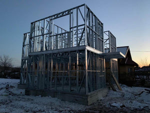Montaj etaj casa cu schelet metalic de 162 mp in Snagov thumbnail