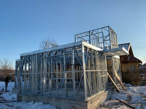 Montaj etaj casa cu schelet metalic de 162 mp in Snagov thumbnail