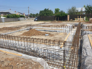 Montaj grinzi armare fundatie pentru casa pe zidarie 386mp in Bucuresti thumbnail