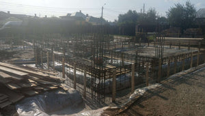 Montaj grinzi armare fundatie pentru casa pe zidarie 386mp in Bucuresti thumbnail