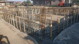 Montaj grinzi armare fundatie pentru casa pe zidarie 386mp in Bucuresti thumbnail