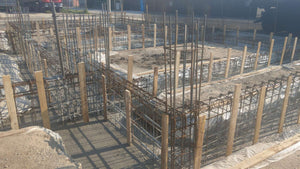 Montaj grinzi armare fundatie pentru casa pe zidarie 386mp in Bucuresti thumbnail