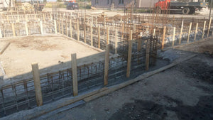 Montaj grinzi armare fundatie pentru casa pe zidarie 386mp in Bucuresti thumbnail