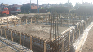 Montaj grinzi armare fundatie pentru casa pe zidarie 386mp in Bucuresti thumbnail