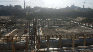 Montaj grinzi armare fundatie pentru casa pe zidarie 386mp in Bucuresti thumbnail
