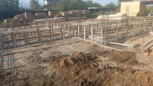 Montaj grinzi armare fundatie pentru casa pe zidarie 386mp in Bucuresti thumbnail