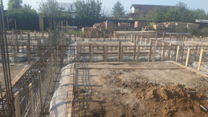 Montaj grinzi armare fundatie pentru casa pe zidarie 386mp in Bucuresti thumbnail