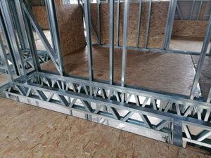 Montaj placi OSB pentru constructie planseu etaj casa metalica thumbnail
