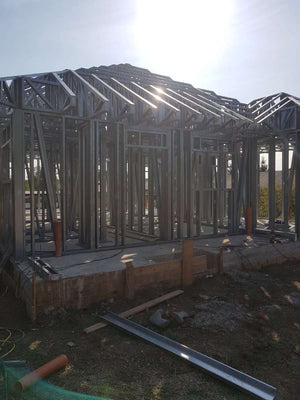 Montaj structura metalica pentru proiect de casa in Galati thumbnail