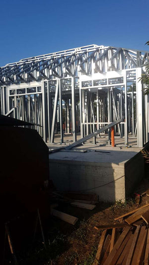 Montaj structura metalica pentru proiect de casa in Galati thumbnail