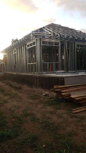 Montaj structura metalica pentru proiect de casa in Galati thumbnail