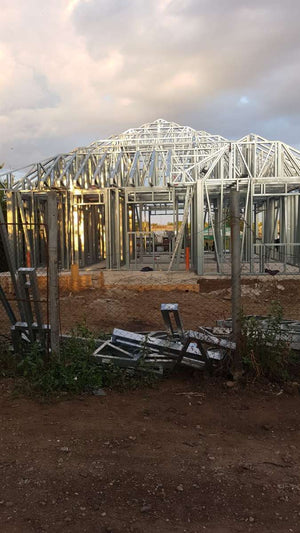 Montaj structura metalica pentru proiect de casa in Galati thumbnail