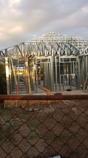 Montaj structura metalica pentru proiect de casa in Galati thumbnail